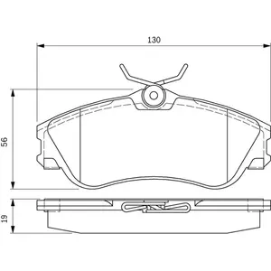 Bosch Automotive Remblokken set pas cher