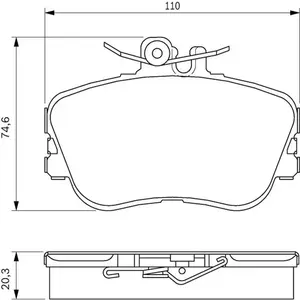 Bosch Remblokken set pas cher