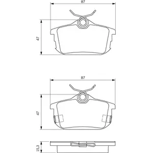 Bosch Automotive Remblokken set pas cher