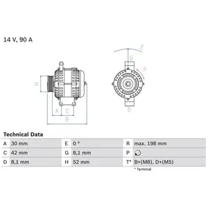Dynamo 4180 Bosch pas cher
