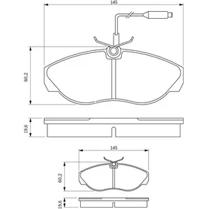 Bosch Automotive Remblokken set pas cher