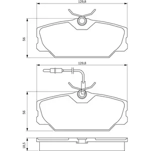 Bosch Automotive Remblokken set pas cher