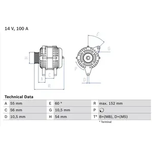 Dynamo 4728 Bosch pas cher