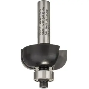 Bosch Fraises à canneler 8 mm, R1 8 mm, D 28,7 mm, L 13 mm, G 54 mm 1pc pas cher
