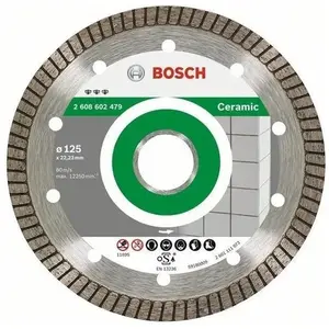 Comparateur de prix : Disque à tronçonner diamanté Best for Ceramic Extra-Clean Turbo 125 x ...