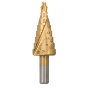 Bosch Professional Zubehör, Foret, HSS step drill 4 - 20 mm TiN (20 mm... pas cher
