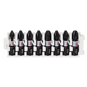Comparateur de prix : Bosch Bosch Set d'embouts de vissage Impact Control, 8 pièces - 2608522323