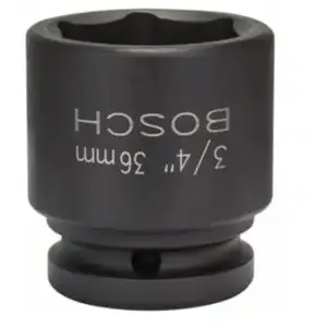 Bosch Professional Accessories Clé à Douille avec Carré Femelle 3/4' pour Vis à Tête Hexagonale M24, 53.80mm Extérieur, 36mm Cote sur plats, 55mm Longueur pas cher