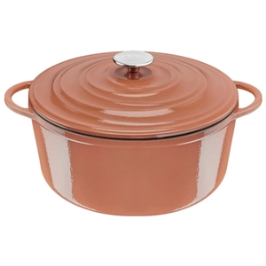 TEFAL Cocotte en fonte Terracotta 29 cm, Induction + four, Robuste, Ec...Vendu parboulanger