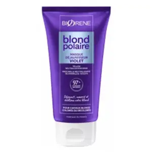 Biorene Blond Polaire Masque Déjaunisseur Violet 150 ml pas cher