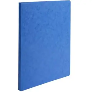 Exacompta 11505H Lot de 50 Chemises à dos rainé 24 x 32 cm pour A4 Bleu pas cher