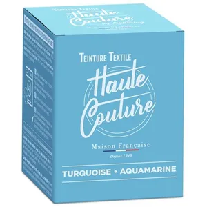 Comparateur de prix : Teinture textile haute couture turquoise 350g