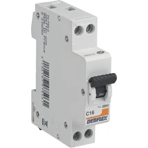 Debflex Disjoncteur 3KA - 1 module - PH+N - 16A - gris DEBFLEXVendu parrakuten
