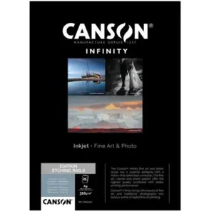 Canson Infinity Etching Rag II Mat 310g A3 25 feuilles pas cher