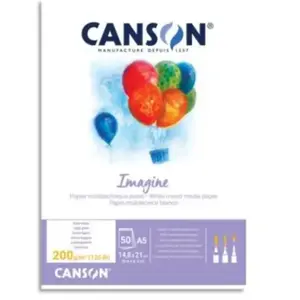 Canson bloc à dessin imagine, format a5, 200 g m2 200006009 pas cher