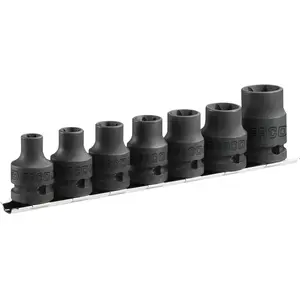 Jeu de 7 douilles impact Torx1/2" sur rack Facom NSTX.J7 côté Passager pas cher