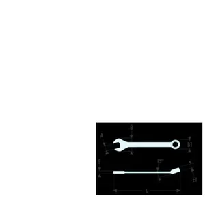 Clés mixtes courtes métriques FACOM 39.4H - diamètre 4mm longueur 77mm pas cher