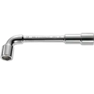 Clé à pipe débouchée forgée 6x6 pans 24mm L.250mm - FACOM - 75.24 pas cher