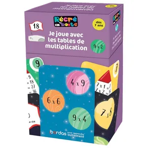 Bordas Récré En Boîte - Je Joue Avec Les Tables De Multiplication pas cher