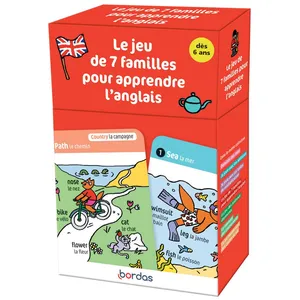 BORDAS Recre En Boite - Le Jeu Des 7 Familles Pour Apprendre L'anglais