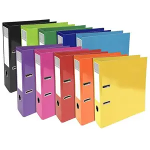 Exacompta Exaclair Porte-vues 53629e A4 70 mm Iderama Prem 'touch Dos classeur à levier   Couleurs assorties (Lot de 10) pas cher