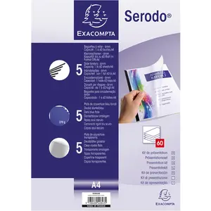 Comparateur de prix : Excp Kit de présentation pour 60 feuilles Exacompta Iderama Serodo