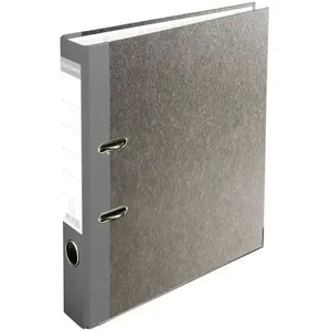 EXACOMPTA Classeur à Levier "Prem'Touch" A5 Papier Marbre Gris dos 50mm pas cher