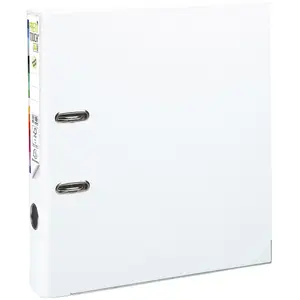 Exacompta - Réf. 53148E - 1 Classeur à levier A4 MAXI Prem'Touch - Dos 50 mm - Mécanique 55 mm - Dimensions extérieures : 32 x 30 x 5 cm - Format à classer A4 maxi - Coloris : Blanc pas cher