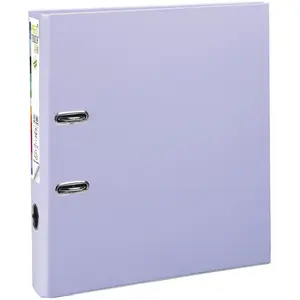 Exacompta - Réf. 53107E - 1 Classeur à levier A4 MAXI Prem'Touch - Dos 50 mm - Mécanique 55 mm - Dimensions extérieures : 32 x 30 x 5 cm - Format à classer A4 maxi - Coloris : Lilas pas cher