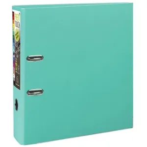 EXACOMPTA - Classeur à levier - Dos 80 mm - 24,2 x 29,7 - Carton F.S.C - Remborde polypropylène - Turquoise pas cher