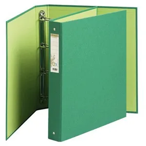 Exacompta - réf. 51983E - 1 Classeur rigide rembordé Forever - 4 anneaux ronds diamètre 30 mm - Dos 40 mm - Dimensions extérieures : 32 x 26 cm - Format à classer A4 - Coloris : vert foncé pas cher