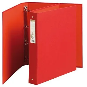 Exacompta - réf. 51985E - 1 Classeur rigide rembordé Forever - 4 anneaux ronds diamètre 30 mm - Dos 40 mm - Dimensions extérieures : 32 x 26 cm - Format à classer A4 - Coloris : rouge pas cher