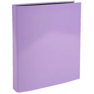 Exacompta - Réf. 51565E - 1 Classeur rigide Aquarel 4 anneaux en D - Diamètre 25 mm - Dos de 4 cm - Dimensions extérieures 31,5 x 27 cm - format à classer A4 - Coloris mauve pas cher