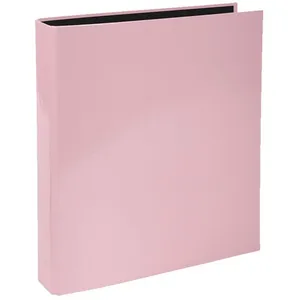 Exacompta - Réf. 51566E - Classeur rigide Aquarel 4 anneaux en D - Diamètre 25 mm - Dos de 4 cm - Dimensions extérieures 31,5 x 27 cm - format à classer A4 - Coloris rose pas cher