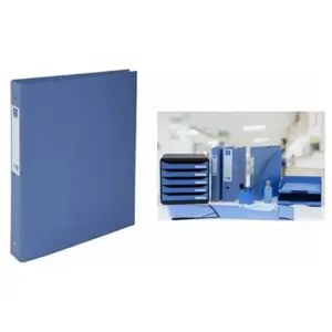 EXACOMPTA Classeur rigide Clean'Safe, 2 anneaux, A4, bleu pas cher
