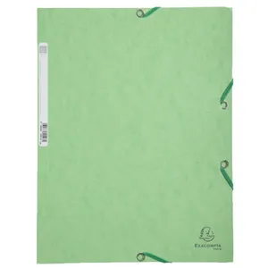 Exacompta Chemise À Élastique 3 Rabats - A4 - Vert Tilleul - Exacompta pas cher