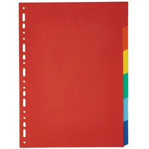 EXACOMPTA Intercalaires Carte Lustrée A4 6 Positions 220g pas cher