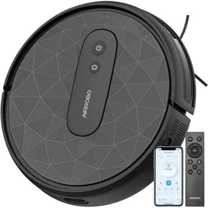 AIRROBO P20-Aspirateur Robot Spécial Poils d'Animaux-2800Pa-0,6L Bac à...