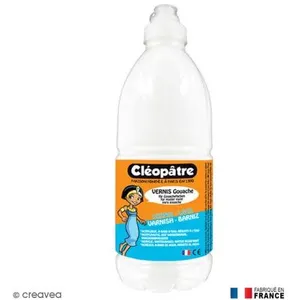 Vernis colle brillant Cléopâtre spécial gouache x 1 kg pas cher