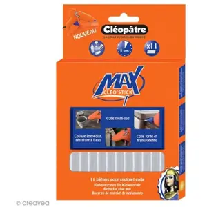 Cleopatre Bâton de colle Cléopâtre Cléo'stick Max - tous supports - 11 pcs pas cher