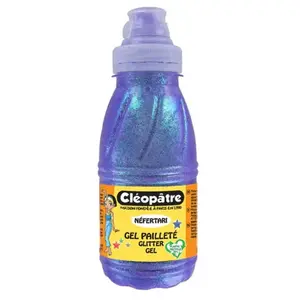 Cléopâtre NÉFERTARI - Peinture - gel à base d'eau - lilas néon à paill...