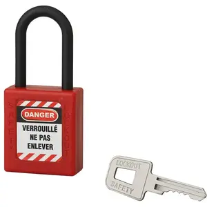 Cadenas - FTH THIRARD - 091270 - 6x38mm - Rouge - Protection diélectri... pas cher
