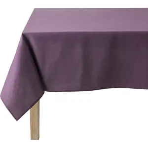 Coucke Nappe Rectangle Uni Aubergine Coton 150 x 190 cmVendu paramazon