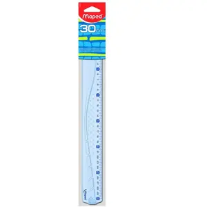 Règle plate 30 cm Maped Geometric transparent pas cher