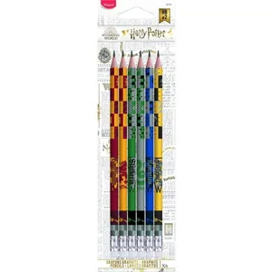 6 crayons Graphite Maped Harry Potter pas cher