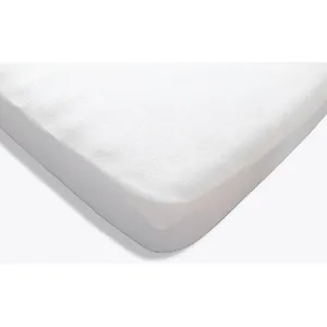 Protège-matelas absorbant en coton bonnets 15 cm 80x200cm pas cher