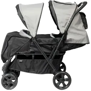 Bambisol Poussette Double | Toute Equipée, Habillage Pluie Inclus, Pli...