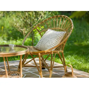 Jardiline Fauteuil De Jardin Rond En Rotin Tressée - Jardiline pas cher