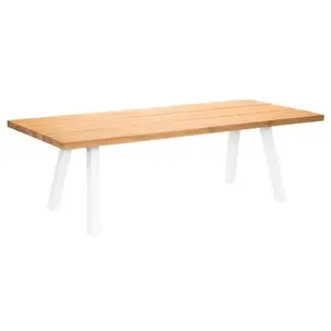 Comparateur de prix : Table d'extérieur en teck - JARDILINE Seychelles - Rectangulaire - 240...