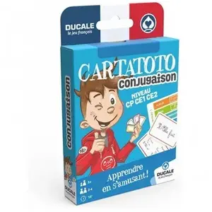 Comparateur de prix : Cartatoto Jeu de cartes éducatif - Ducale - Conjugaison - Eco format